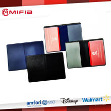 PVC leather card holder with Embossed Logo